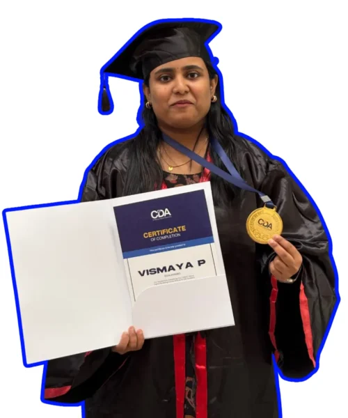 dm certificate holding image of digital marketing strategist in calicut